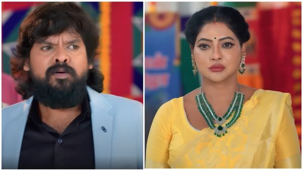 இவனா பேரன்? கார்த்தியின் ஏற்பாட்டால் குழப்பமடையும் சாமுண்டீஸ்வரி.. கார்த்திகை தீபம் சீரியல்!