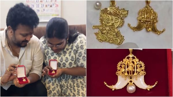 Indraja shankar: தாய்பாலில் மகனுக்கு தங்க நகை.. இந்திரஜாவின் தாய் பாசத்தை பாருங்க!