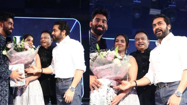 ஐசரி கணேஷ் மகள் திருமண விழா.. திடீரென என்ட்ரி கொடுத்த சூர்யா.. லீலா பேலஸில் அமர்க்களம்!