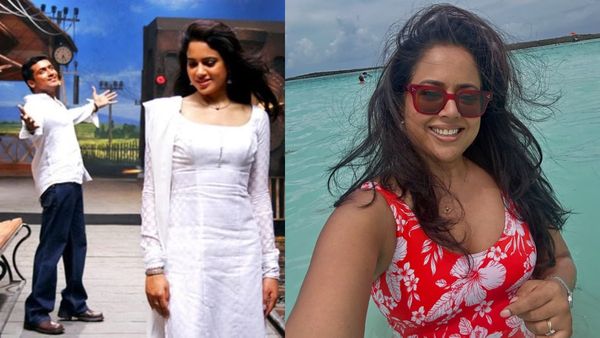 90 கிலோ வெயிட் ஏறிடுச்சு.. பீச்சில் அஞ்சலை போட்ட குளியலை பார்த்தீங்களா.. வேறலெவல் சமீரா ரெட்டி!