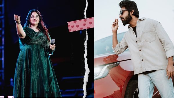 Eye to Eye லுக்.. க்யூட்டா ஒரு சிரிப்பு.. விவாகரத்து அப்பறமும் ஜி.வி. - சைந்தவி அசத்துறாங்களே..