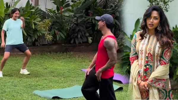 Amala Paul: ஆத்துக்காரரோடு செம ஆட்டம் போடும் அமலா பால்.. கலக்குறீங்க மேடம்!