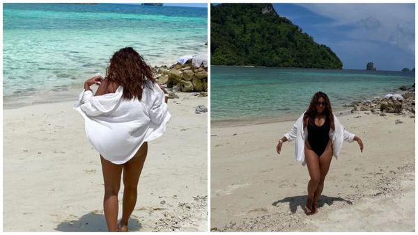 ஓப்பனாக காட்டியே ரசிகர்களை மயக்கும் கனவுகன்னி.. கவர்ச்சி ஆடையில் அலறவிட்ட சிம்பு பட நடிகை!