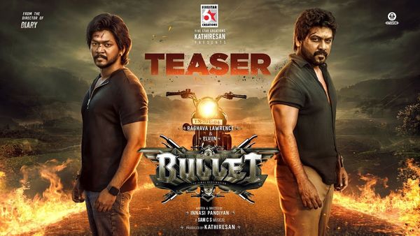 ராகவா லாரன்ஸ் தம்பி ஹீரோவாக அறிமுகமாகும் புல்லட் பட டீசர் வெளியானது!