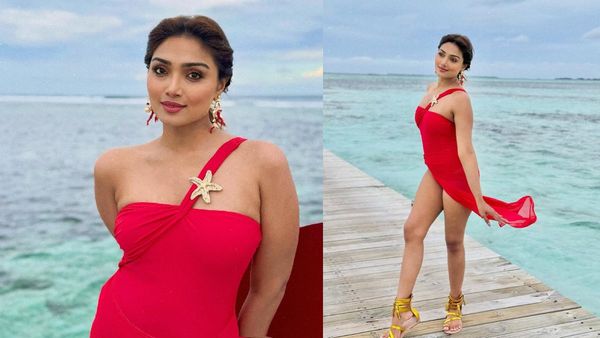 அனேகன் வில்லியை பார்த்து கடலே கொந்தளித்து விடும் போல.. மாலத்தீவில் ரெட் வெல்வெட் கேக் நடந்து வருதே!