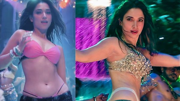 கன்றாவி.. இடுப்புக்கு கீழ் இறங்கிய பாவாடை.. உள்ளாடை தெரிய ஆட்டம் போட்ட தமன்னா.. ரொம்ப மோசம்!