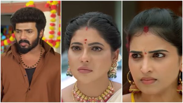 மருமகனு கூட பாக்காமல் சாமுண்டீஸ்வரி செய்த வேலை.. கொந்தளித்த துர்கா.. கார்த்திகை தீபம்!