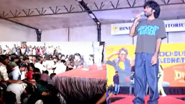 கரூர்ல 41 பேர் இறந்தும் திருந்தல.. டியூட் வெற்றி விழாவில் தடுப்பு மேடை சரிந்து பரபரப்பு.. என்ன ஆச்சு?