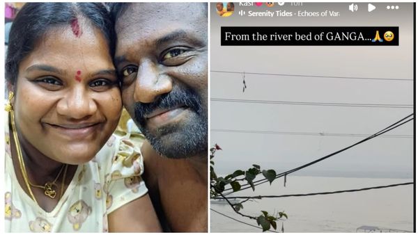 அப்பா இறந்து 2 மாசமாச்சு.. கனத்த இதயத்துடன் வாரணாசியில் இந்திரஜா சங்கர்.. ஏன் தெரியுமா?