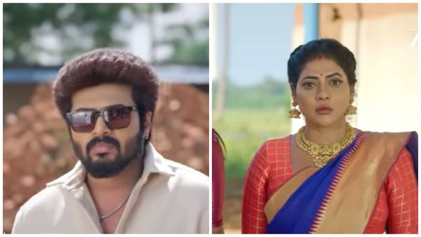 மாஸ் என்ட்ரி கொடுத்த கார்த்திக்.. திகைத்துப்போன சாமுண்டீஸ்வரி.. கார்த்திகை தீபம் !