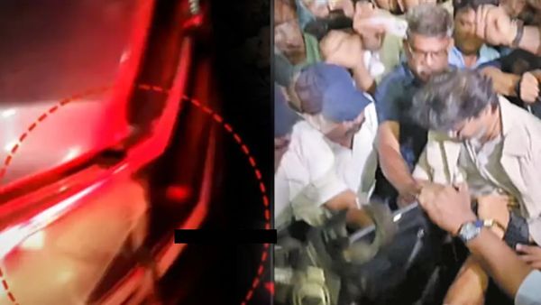 விபத்தில் சிக்கிய விஜய் கார்.. விமான நிலையத்தை விட்டு வெளியே வந்த சில நிமிடங்களில்.. விபத்து நடந்தது எப்படி?