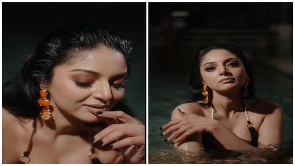 Sanam Shetty: தண்ணீரில் குலுங்கி குலுங்கி ஆட்டம்.. சனம் ஷெட்டியின் தரிசனம்!