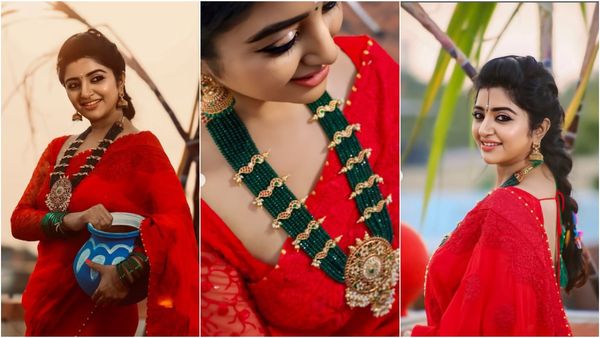 ரவீந்தர் மனைவியா இது.. செதுக்கி வைத்த சிலை போல இருக்கும் மகாலட்சுமியின் அழகிய போட்டோஸ்!