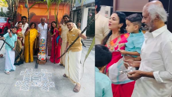 சூப்பர் ஸ்டார் வீட்டுப் பொங்கல்.. லதா ரஜினிகாந்தை பாடாய் படுத்திட்டாங்க.. கோலத்தில் அதை கவனிச்சீங்களா?