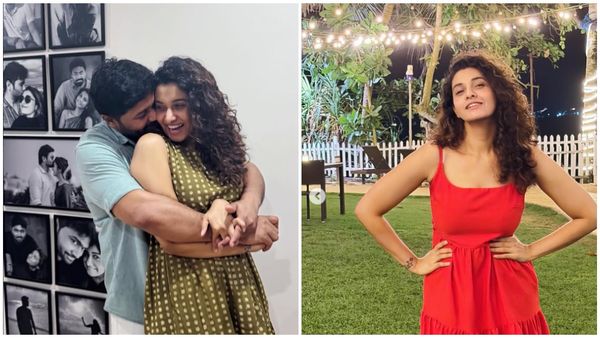 கன்னத்தோடு கன்னம் வைத்து நச்.. காதலனை உருகி உருகி காதலிக்கும் பிரியா பவானி சங்கர்!