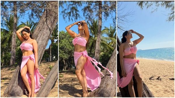 திருமணத்து பின்னும் இப்படியா? கவர்ச்சி தரிசனம் காட்டிய சாக்ஷி அகர்வால்!