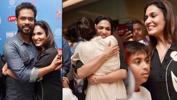 சூப்பர்ஸ்டார் மகளின் கட்டிப்பிடி வைத்தியம்.. எல்லாம் With Love கொடுக்கும் தைரியம்தான்.. ஒரே குஷி