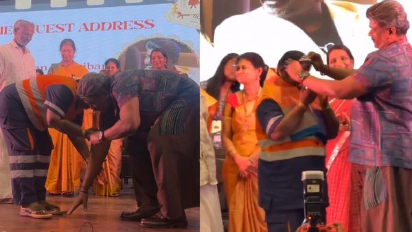 45 சவரன்! பத்மா காலை தொட்டு வணங்கிய பார்த்திபன்.. செருப்பு போட்டுவிட்டு பட்டம் சூட்டியிருக்காரே