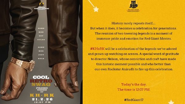 KH X RK: ரசிகர்களை வெயிட்டிங்கில் வெறி ஏத்தும் ரெட் ஜெயன்ட்.. இப்போ இறக்கிய அப்டேட்டை பாருங்க!