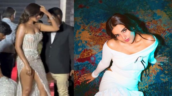 ஃபிலிம்பேர் விழாவில் நிதி அகர்வால் செய்த கூத்து.. உடையை தூக்கிட்டு வர ஒரு ஆளா?.. என்னங்க இதெல்லாம்