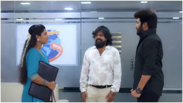 பிரசன்டேஷனில் காத்திருந்த ட்விஸ்ட்.. கார்த்தியின் மீது கோபப்பட்ட ரேவதி.. கார்த்திகை தீபம்!