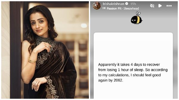 Trisha: தூக்கமின்மையால் அவதிப்படுகிறேன்.. இன்ஸ்டாவில் புலம்பும் த்ரிஷா!