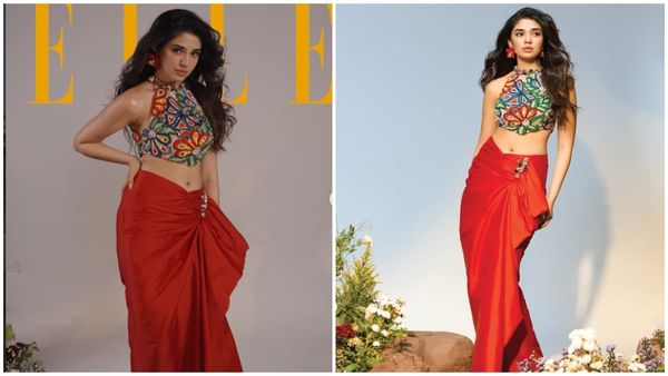 கவர்ச்சியும் கிளாசும் சேர்ந்த கீர்த்தி ஷெட்டி.. அட்டை விளம்பரத்திற்கு அட்டகாசமான போஸ்!