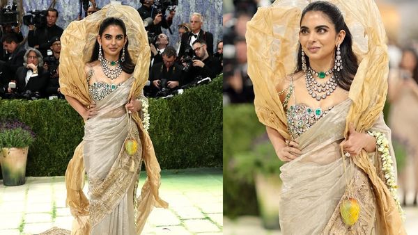 Met Gala: மாம்பழம் விக்குற கண்ணம்மாவாக மெட் காலாவில் மாறிய இஷா அம்பானி.. அந்த ரகசியம் தான் ஹைலைட்!