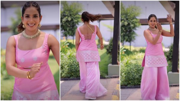 Samyuktha: பால் பப்பாளியாம்.. வெள்ள தக்காளியாம்.. சம்யுக்தாவின் குளுகுளு டான்ஸ்!