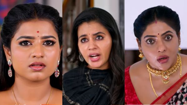 உனக்கு ஏற்கனவே கல்யாணம் ஆயிடுச்சு.. சந்திரகலாவை தள்ளிவிட்டு ரேவதியிடம் உண்மையை உடைத்த ராதிகா!