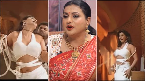 கழுத்தை ஒட்டிய பிளவுஸ்.. ரத்தம் கொட்டியது.. 'கருகரு கருப்பாகி' பாட்டின் வலியை சொன்ன நடிகை ரோஜா!
