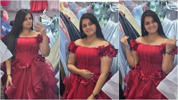 ஆஃப்-ஷோல்டர் உடையில் கிளாமர்.. புடவையைத் தூக்கி எறிந்த நந்தினி.. ரசிகர்கள் அதிர்ச்சி!