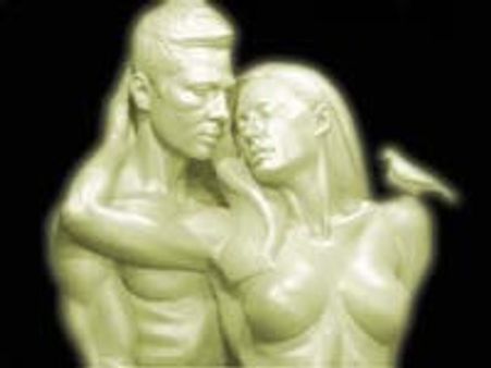 ఆ హాలీవుడ్ క్రేజీ జంట నగ్న విగ్రహం ఆ ఇంటికే హైలెట్ అట...!!