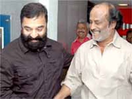 కరుణానిధిపై పాటకు గళం కలుపనున్న రజనీ, కమల్