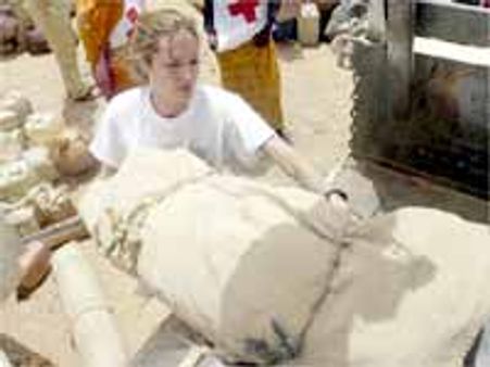 భూకంప పీడిత 'హైతీ'ని దర్శించి తన ఔదార్యాన్ని చాటిన తార..!!