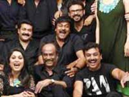 చెన్నైలో రజనీకాంత్, చిరంజీవి, వెంకటేష్ కలిసి...