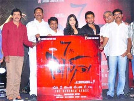సూర్య, శృతిల..‘7th సెన్స్’ లోగో విడుదల
