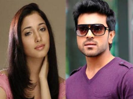 శ్రీవారిని దర్శించుకొన్న రామ్ చరణ్-తమన్నా.. !