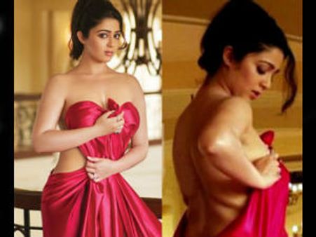 ‘టాప్ లెస్’గా చార్మి ఫోటో షూట్