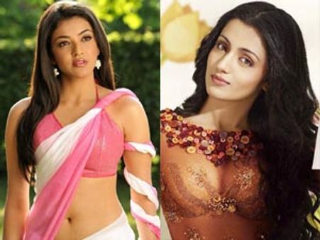 కాజల్, త్రిష కలిసి గోవాలో ఎంజాయ్