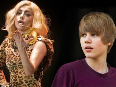 మోస్ట్ ఛారిటబుల్ స్టార్స్‌గా గాగా, బైబర్