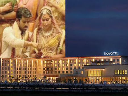 నోవాటెల్ లో రామ్ చరణ్ పెళ్ళి రిసెప్షన్