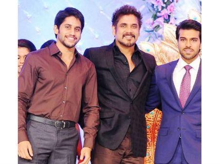 రామ్ చరణ్ పెళ్లిలో... షాకింగ్ లుక్‌తో నాగార్జున