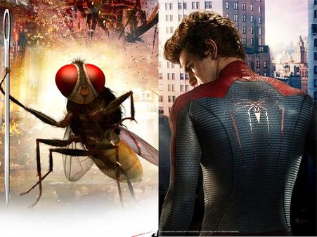 'స్పైడర్‌మేన్' వెబ్ నుంచి 'ఈగ' తప్పుకోలగదా?