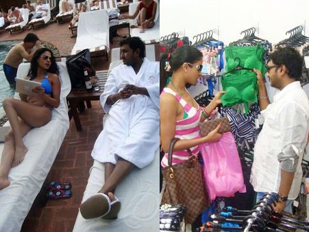 హాట్ లేడీకి ‘బ్రా’ సెలక్ట్ చేస్తూ కెమెరాకు చిక్కిన డైరెక్టర్!