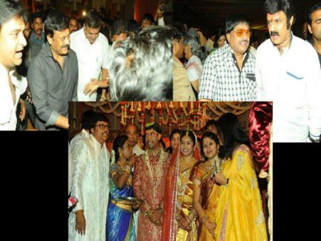 చిరంజీవి, బాలయ్య @ కోటి కూతురు వెడ్డింగ్(చిత్రాలు)