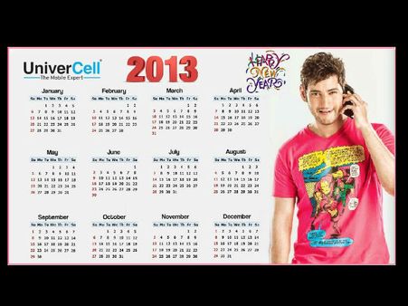 మహేష్ బాబు...న్యూఇయర్ క్యాలెండర్