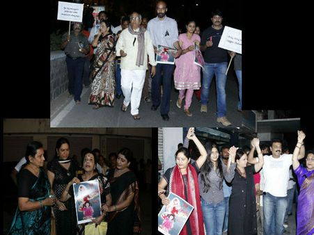 ఢిల్లీ గ్యాంగ్ రేప్ : టాలీవుడ్ ర్యాలీ...(ఫోటోలు)