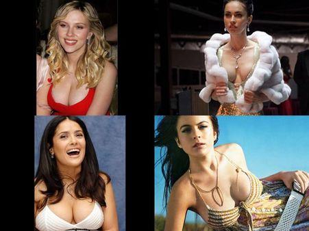 హాట్ హీరోయిన్స్...స్తన సౌందర్యం (ఫోటో ఫీచర్)