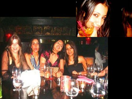 హాట్ టాపిక్ :త్రిష...త్రాగుడు గోల